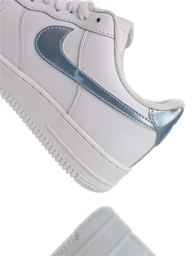 nike air force 1 - Blanco Plateado