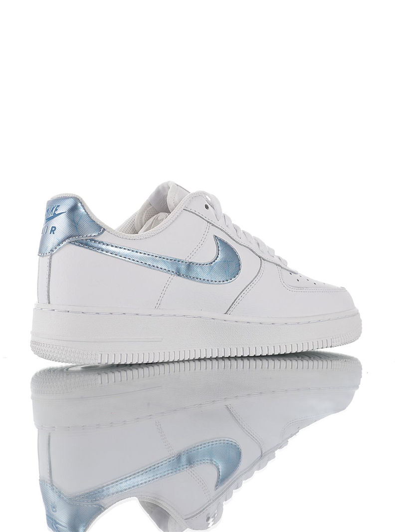 nike air force 1 - Blanco Plateado