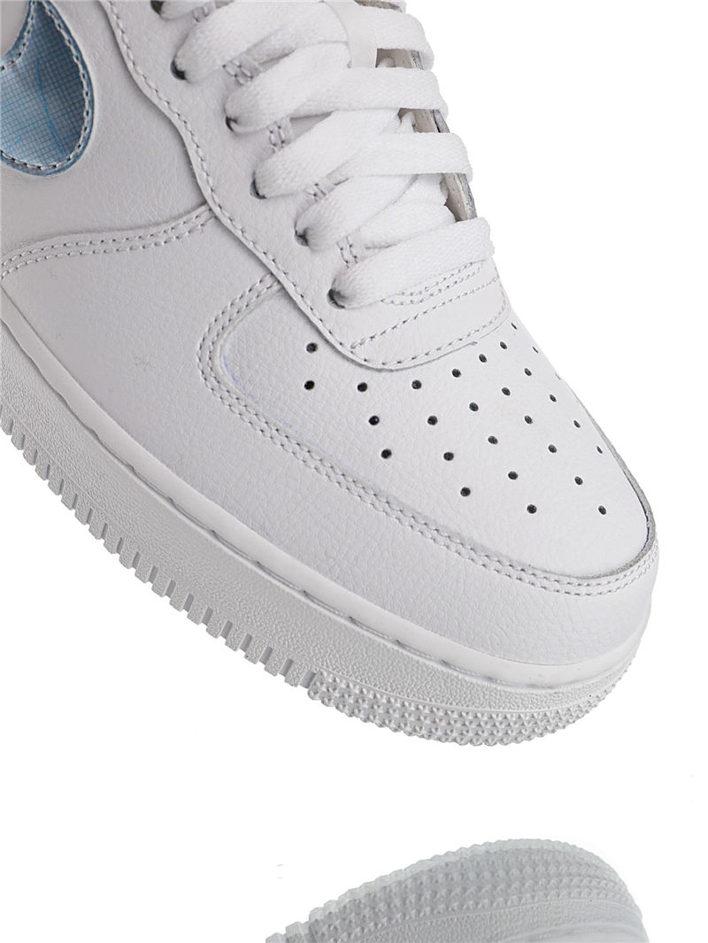 nike air force 1 - Blanco Plateado