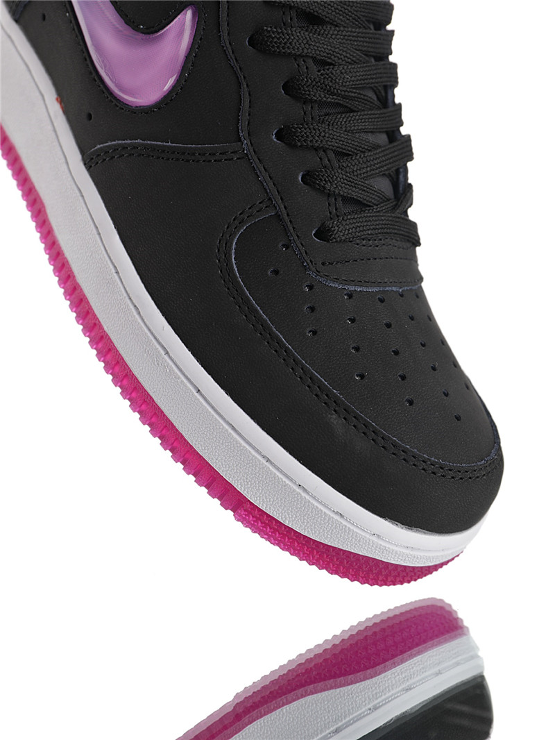 nike air force 1 - Negro Rosado