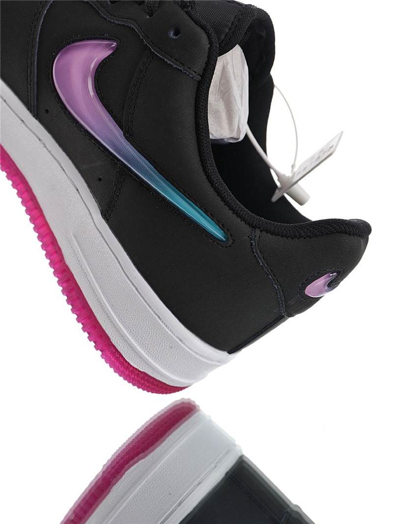 nike air force 1 - Negro Rosado