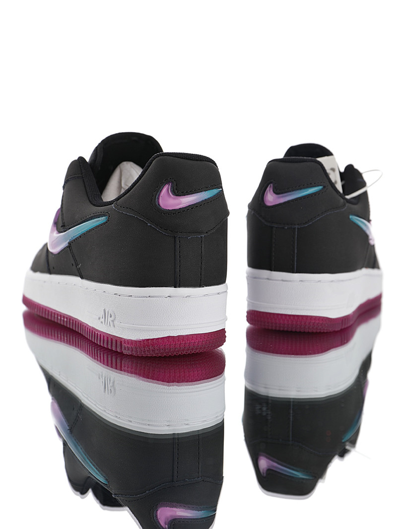 nike air force 1 - Negro Rosado