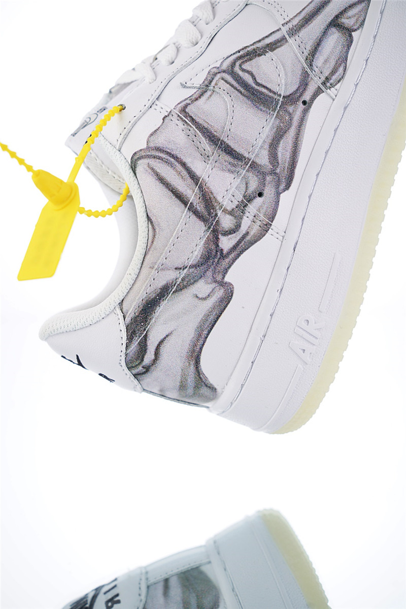 nike air force 1 - Blanco Gris Fluor
