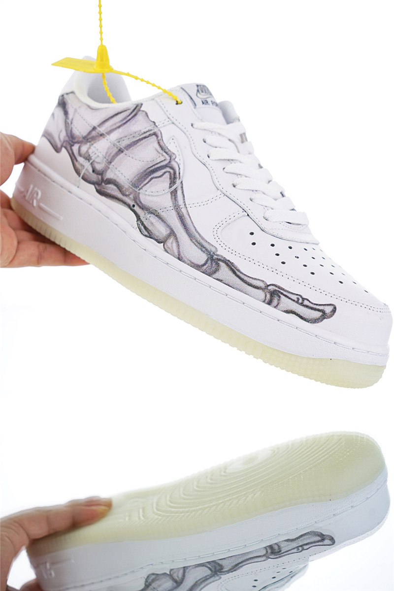 nike air force 1 - Blanco Gris Fluor