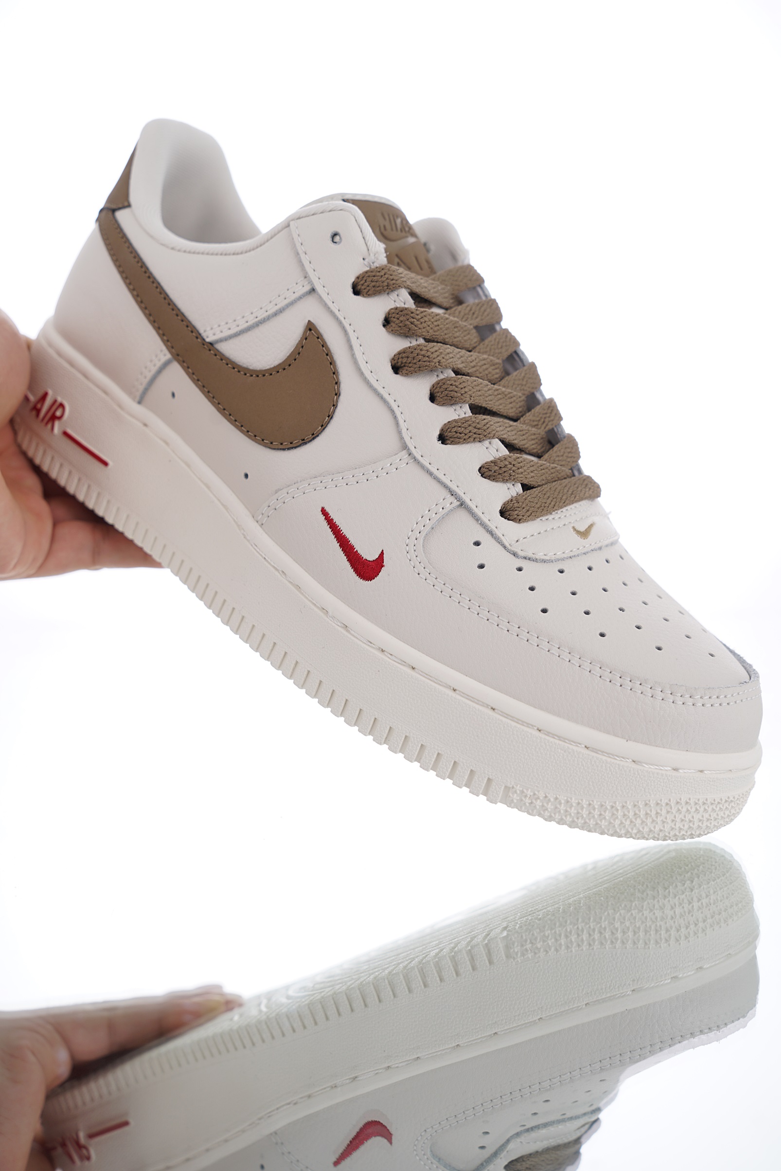 nike air force 1 - Gris Cafe