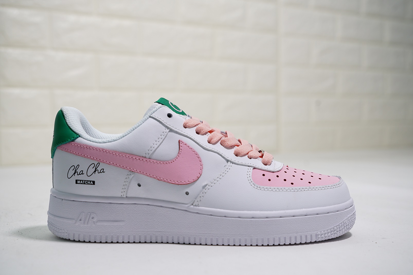 nike air force 1 - Blanco Rosado Verde
