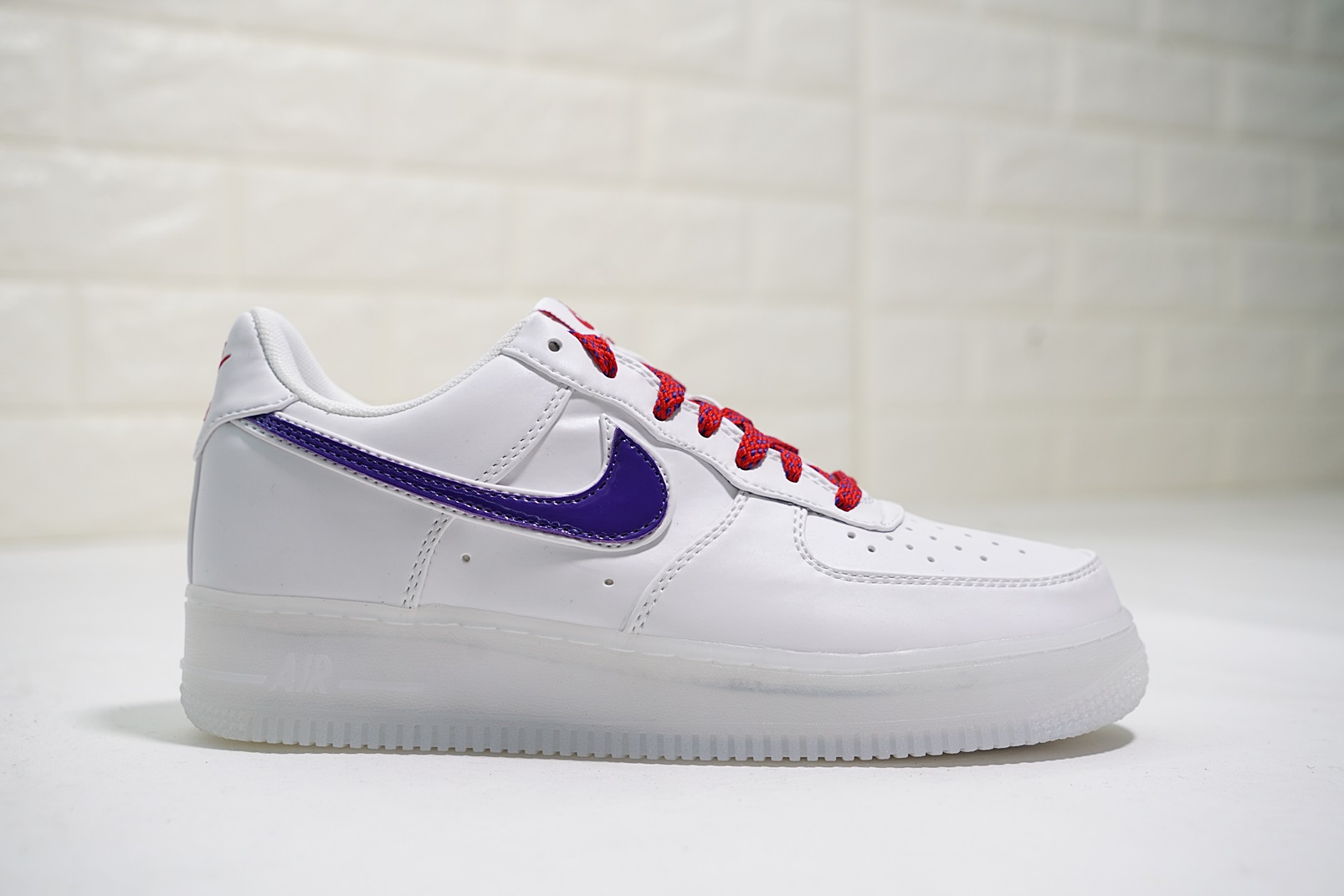 nike air force 1 - Blanco Morado