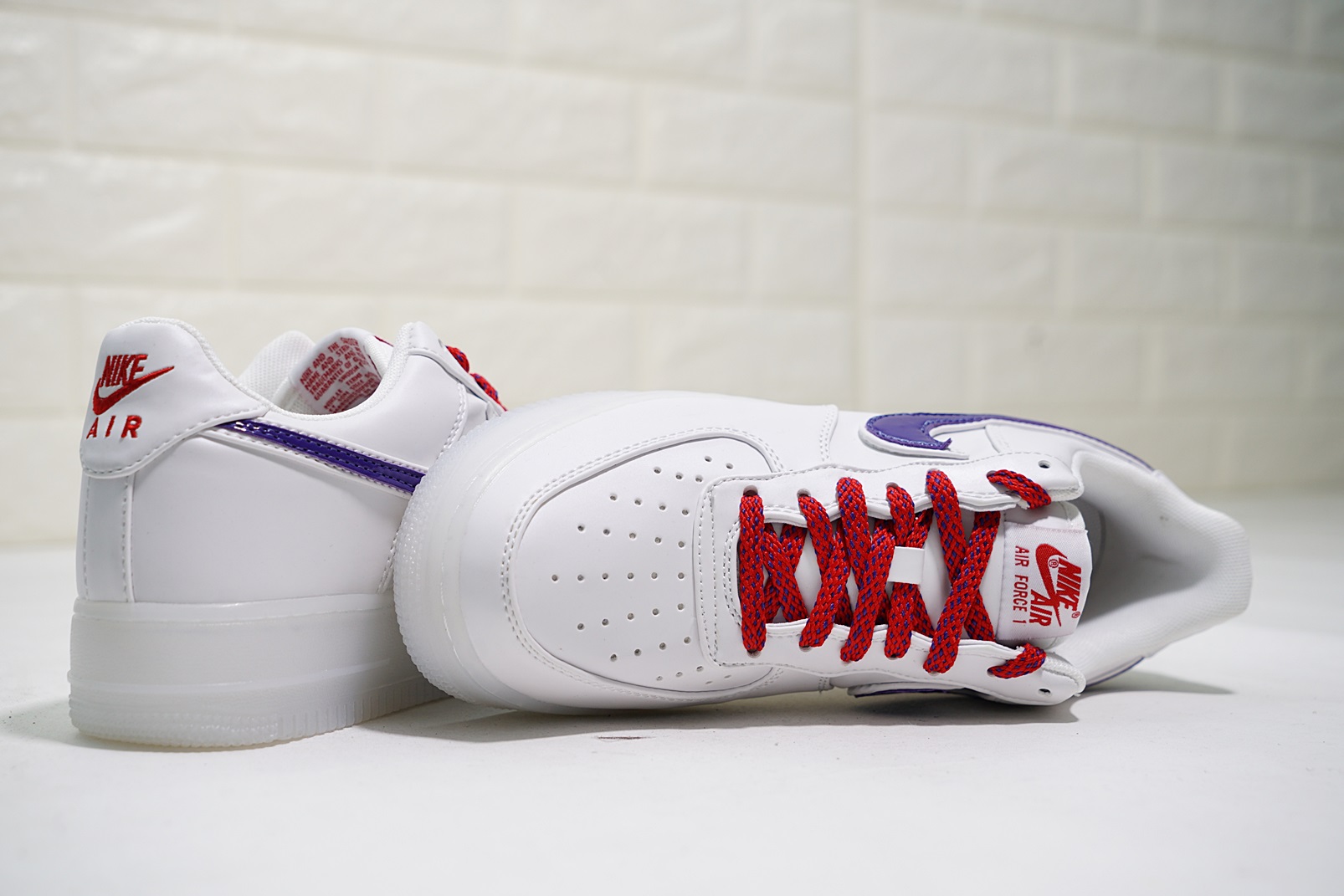 nike air force 1 - Blanco Morado