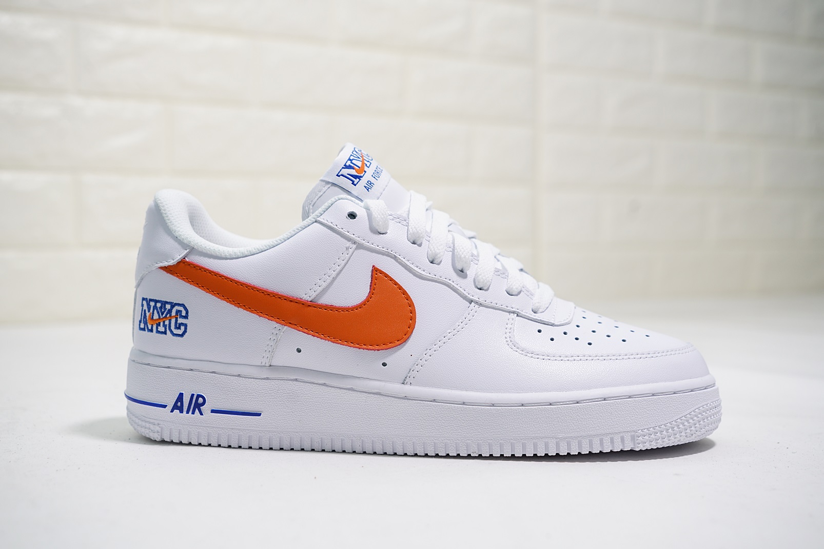 nike air force 1 - Blanco Naranjo