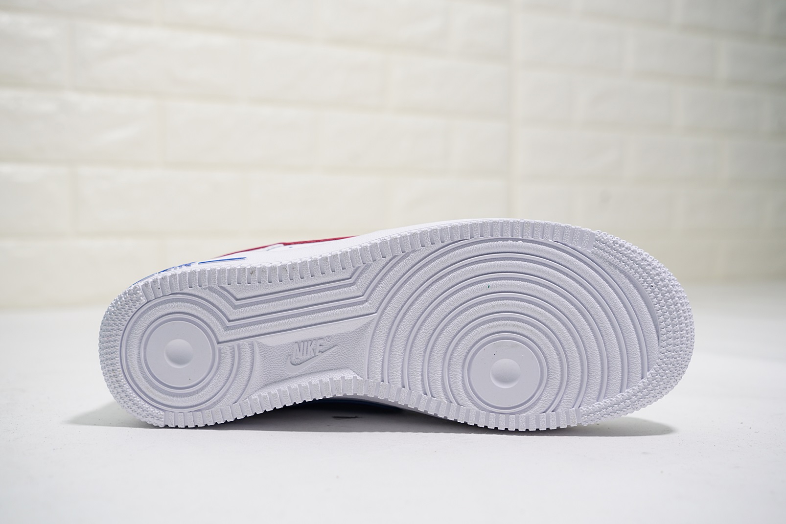 nike air force 1 - Blanco Naranjo