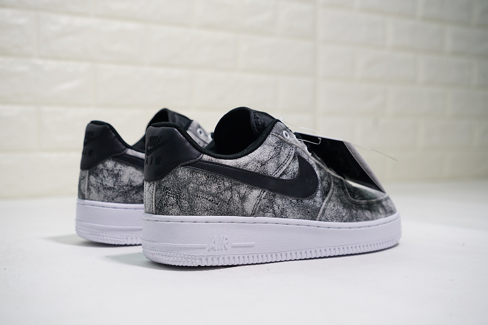 nike air force 1 - Negro Gris