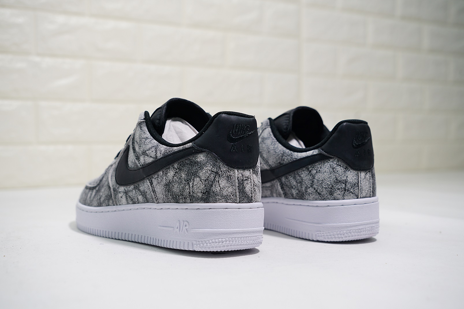 nike air force 1 - Negro Gris