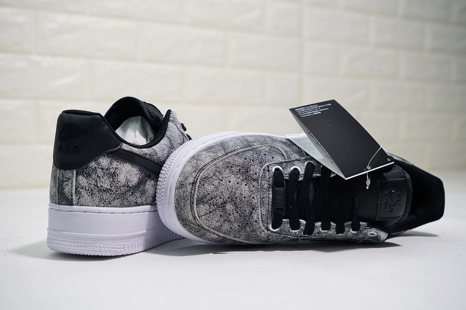 nike air force 1 - Negro Gris