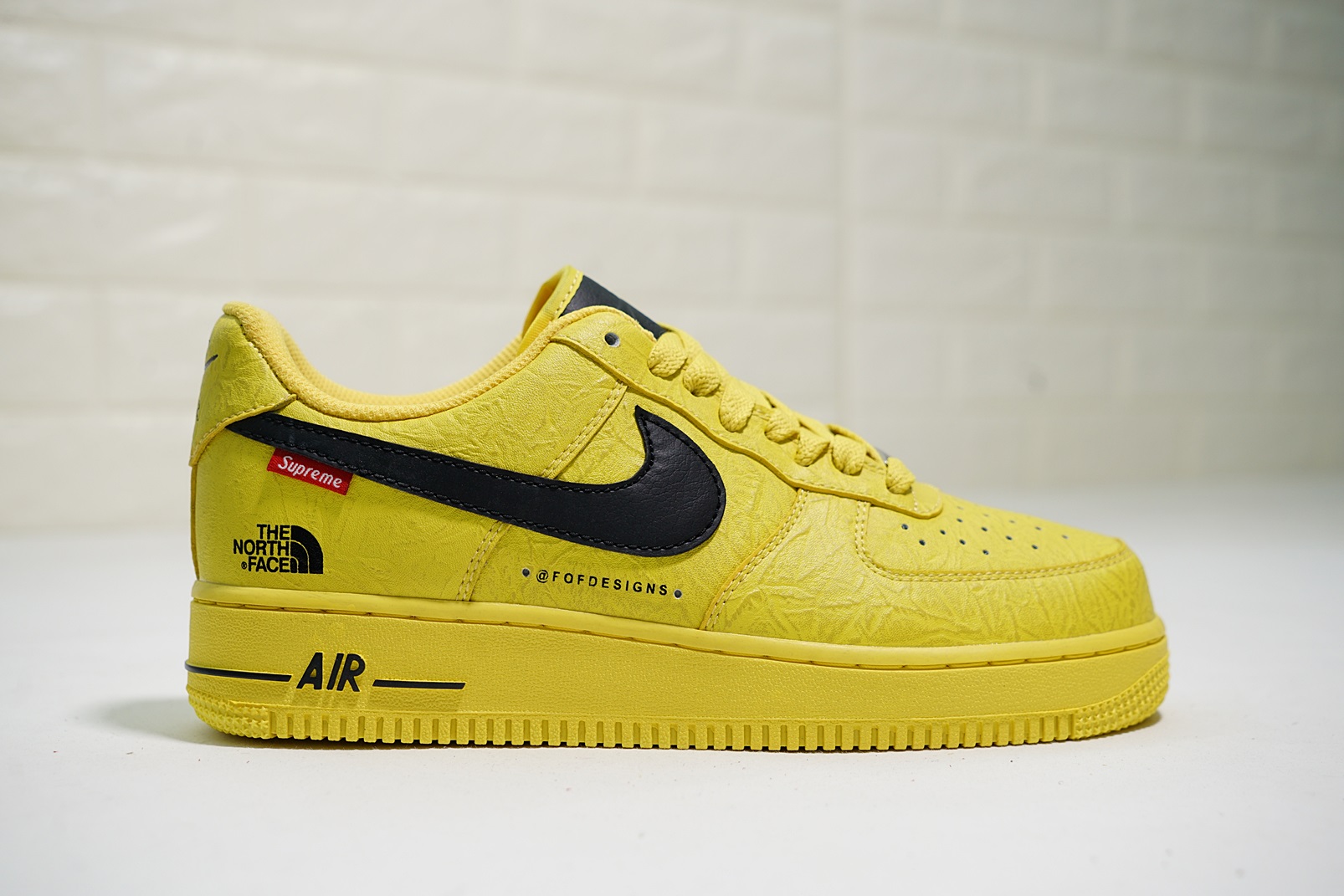 nike air force 1 - Amarillo Negro