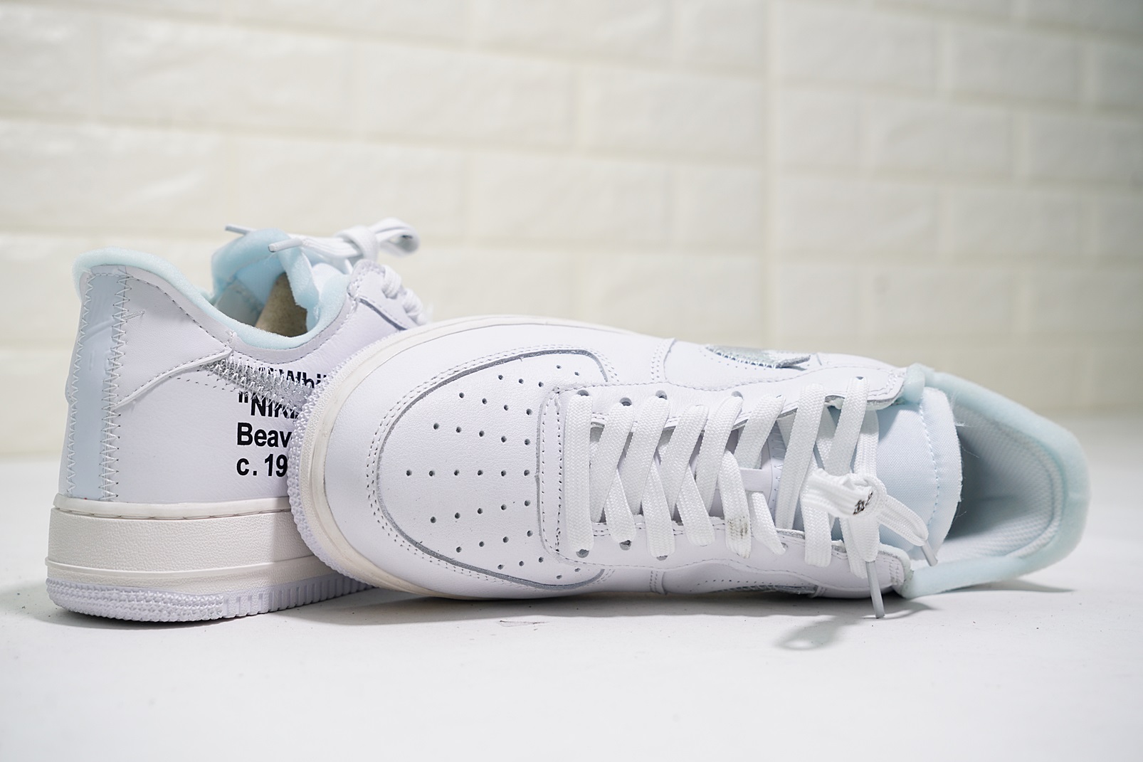 nike air force 1 - Blanco Plateado