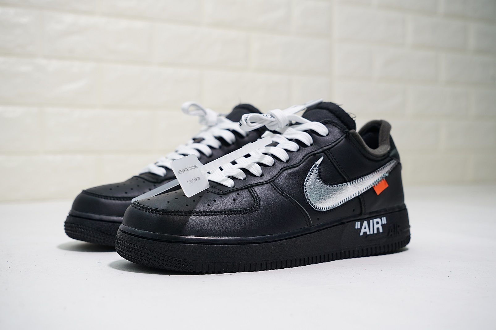 nike air force 1 - Negro Plateado