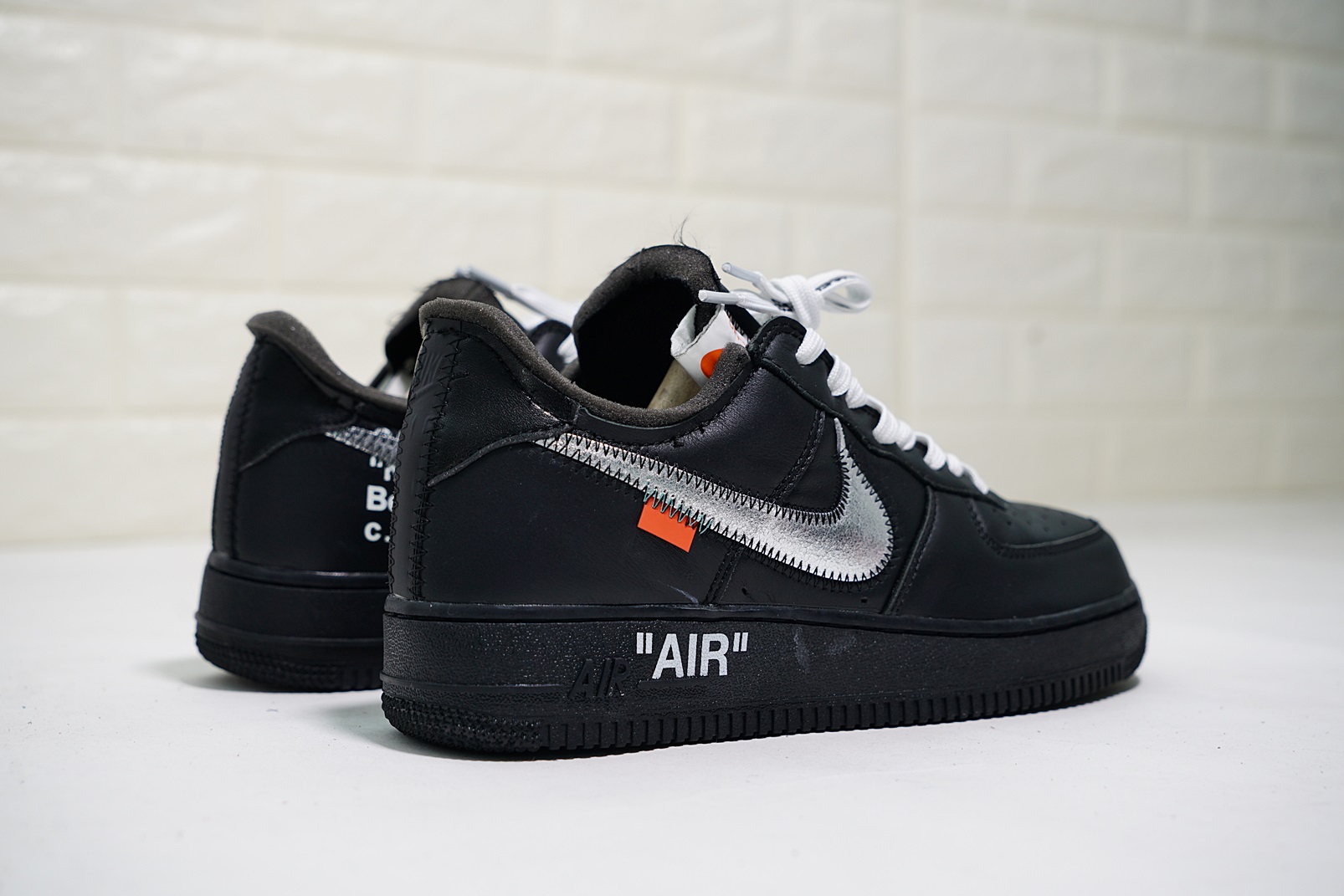 nike air force 1 - Negro Plateado