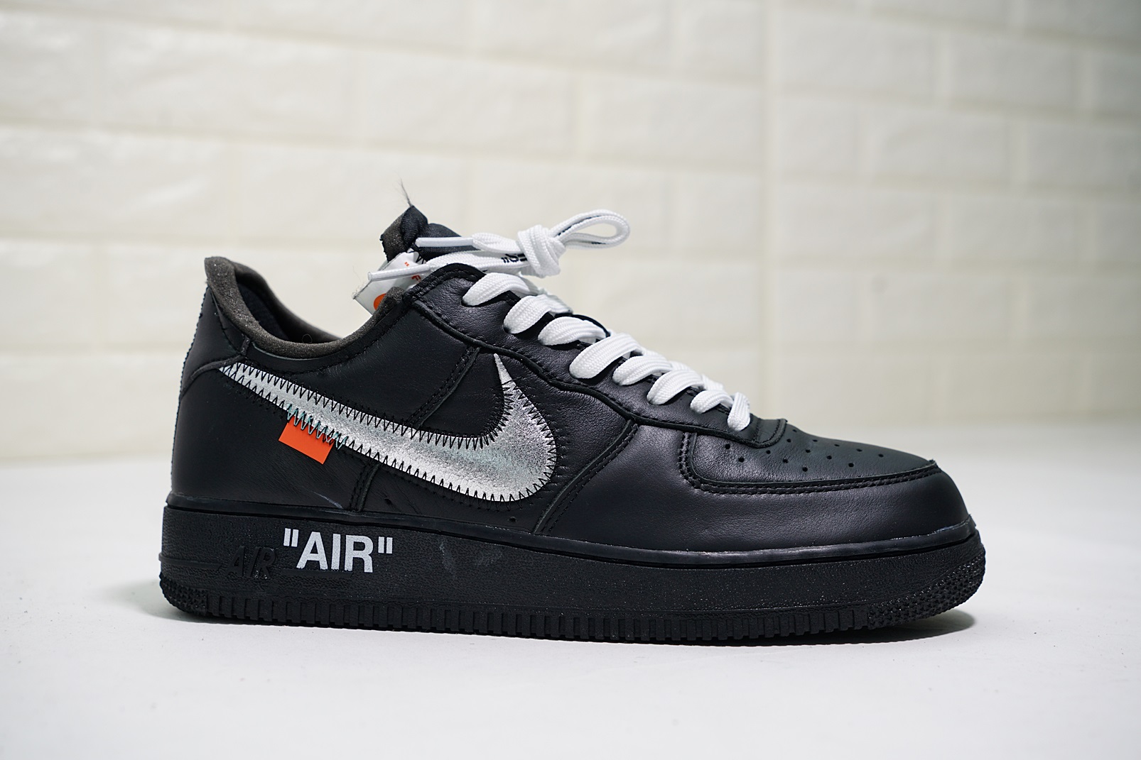 nike air force 1 - Negro Plateado