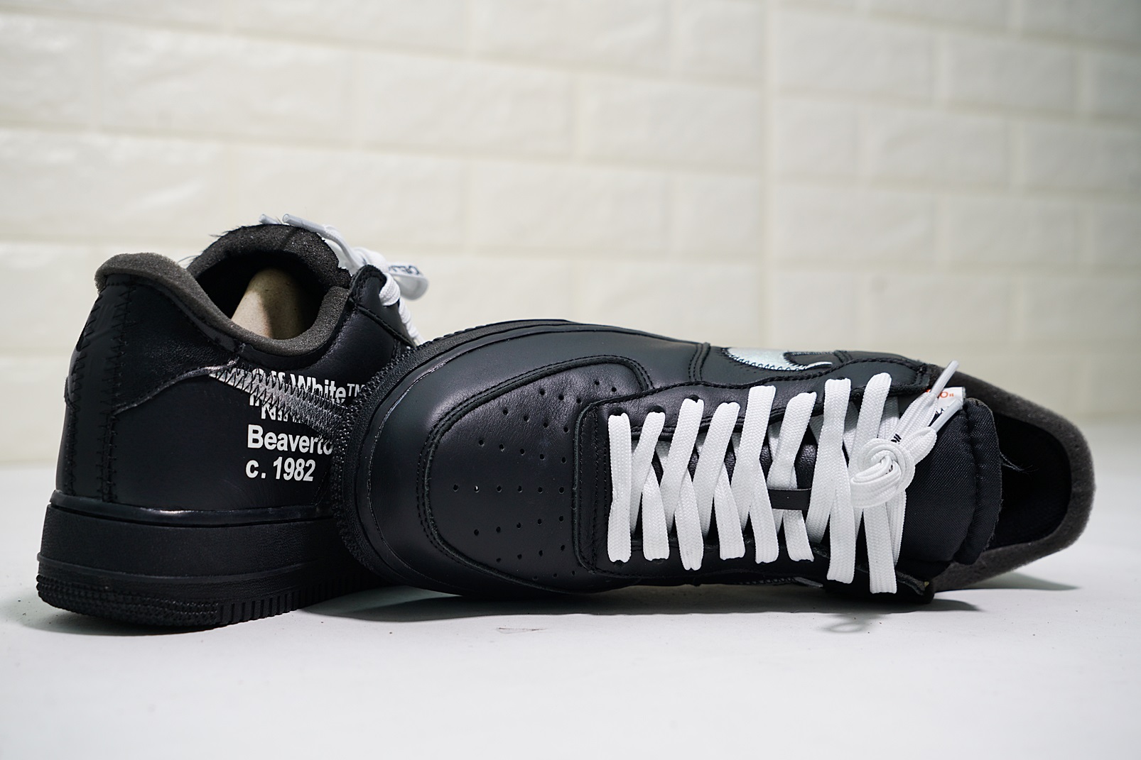 nike air force 1 - Negro Plateado