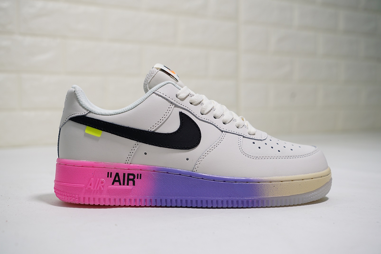 nike air force 1 - Blanco Negro Morado Rosado