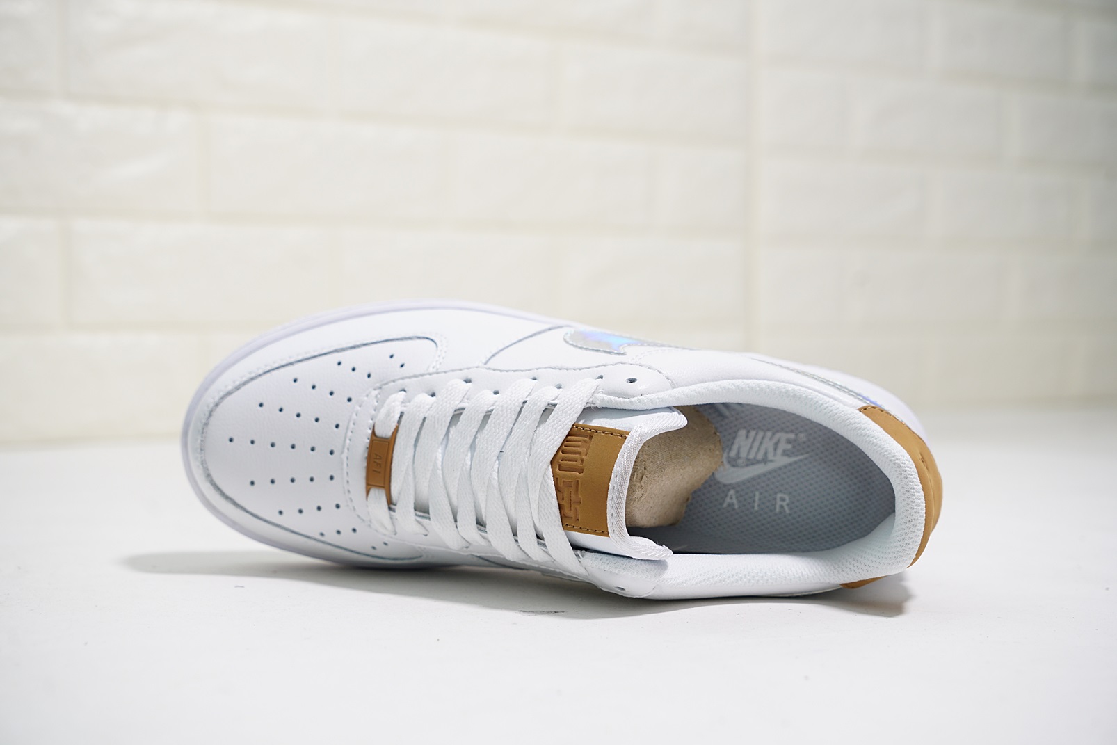 nike air force 1 - Blanco Plateado