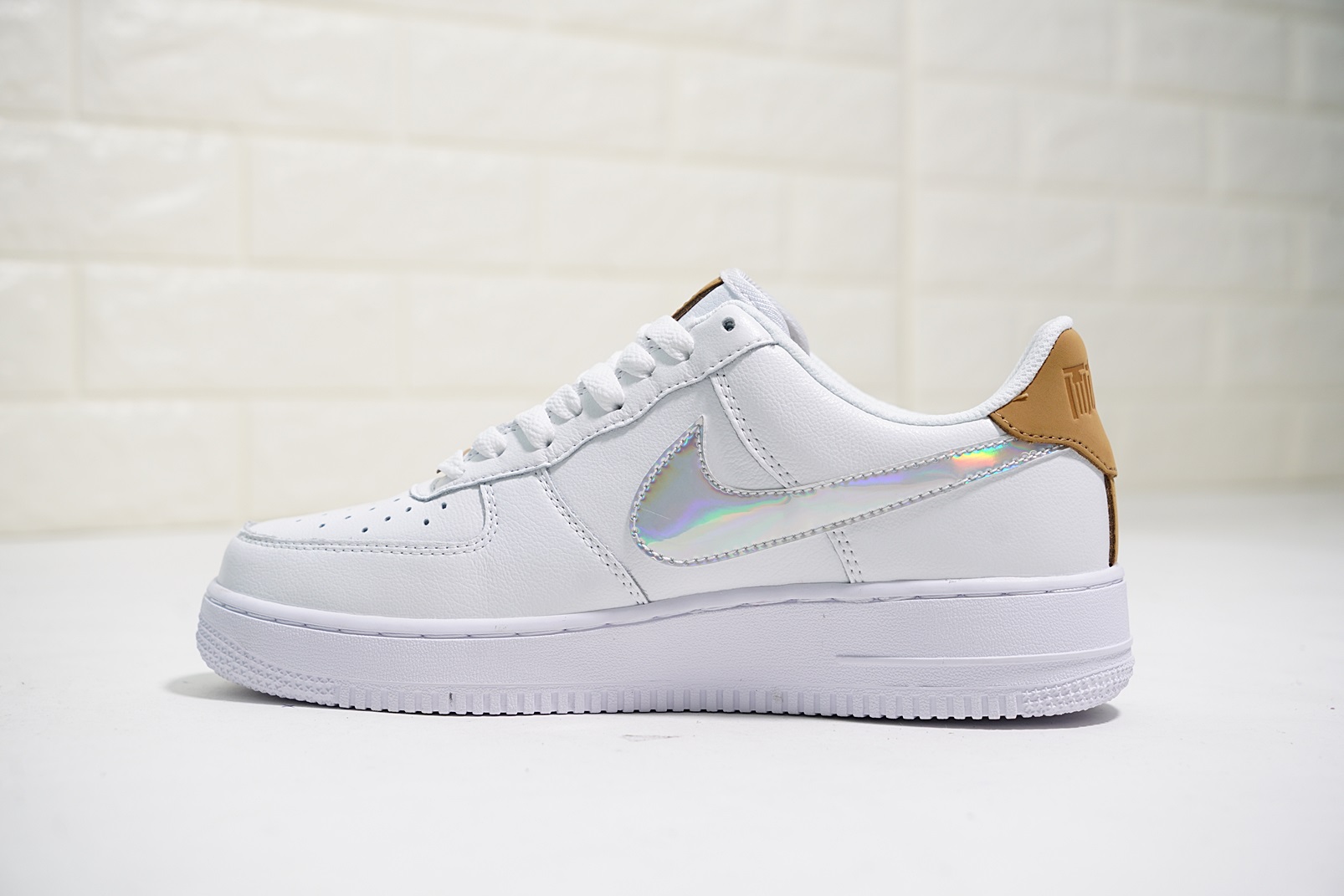 nike air force 1 - Blanco Plateado
