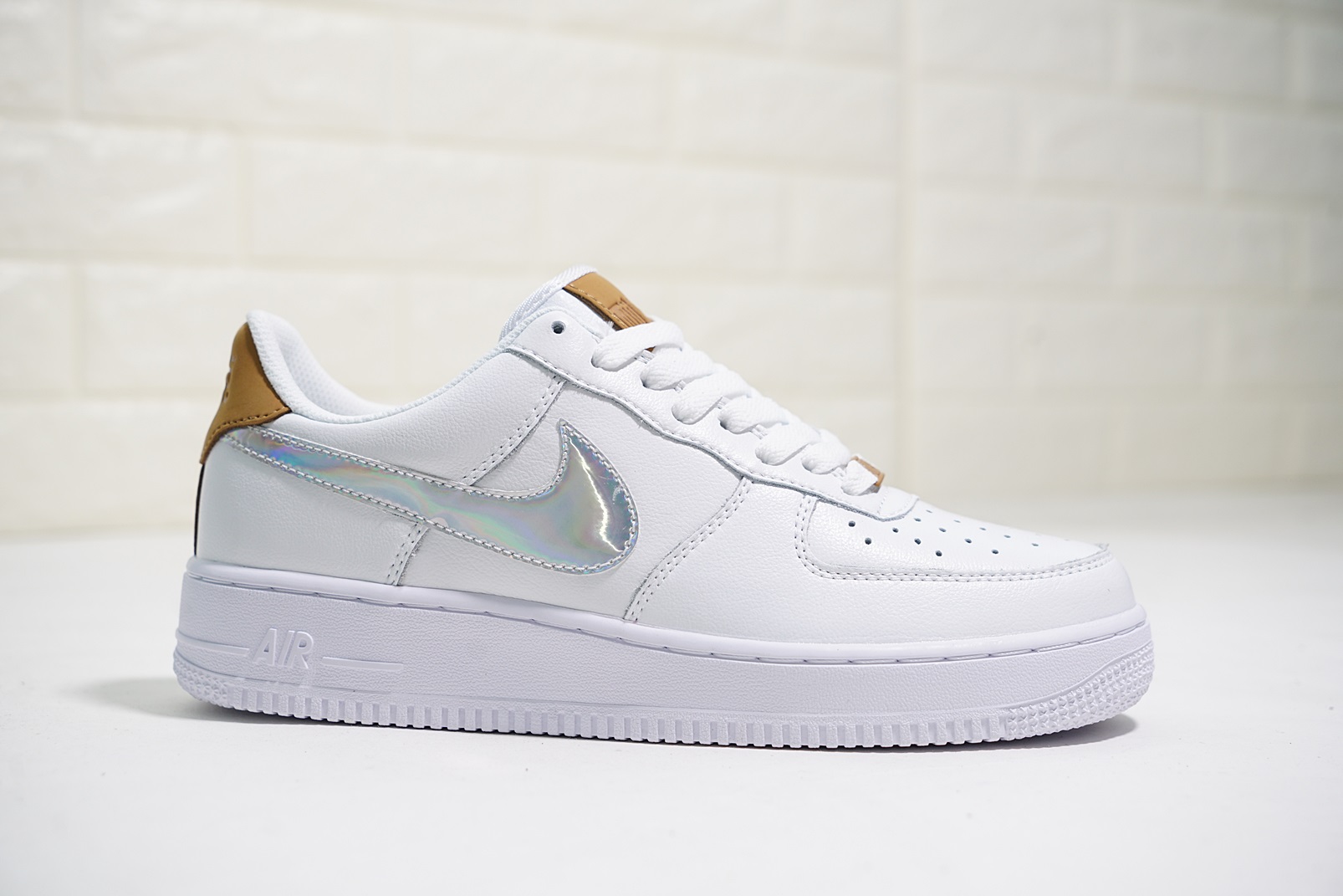 nike air force 1 - Blanco Plateado