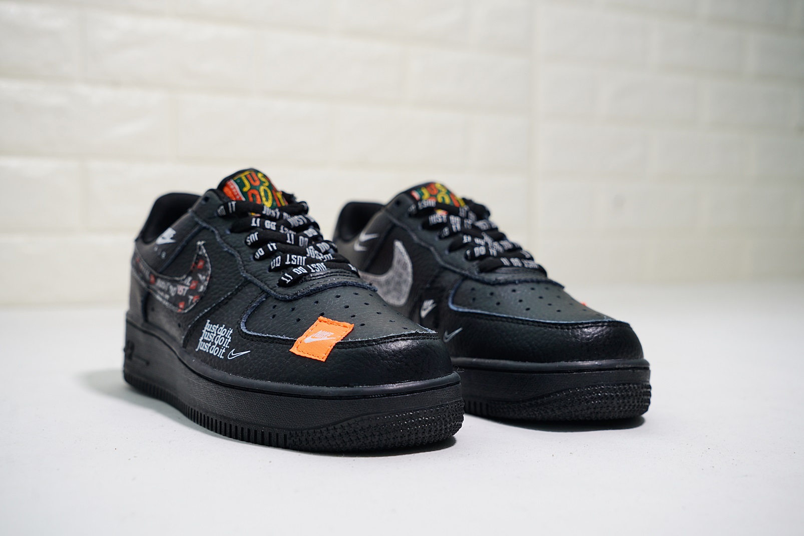 nike air force 1 - Negro Arcoiris