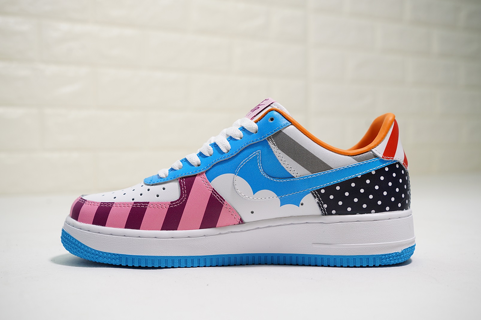 nike air force 1 - Blanco Celeste Arcoiris