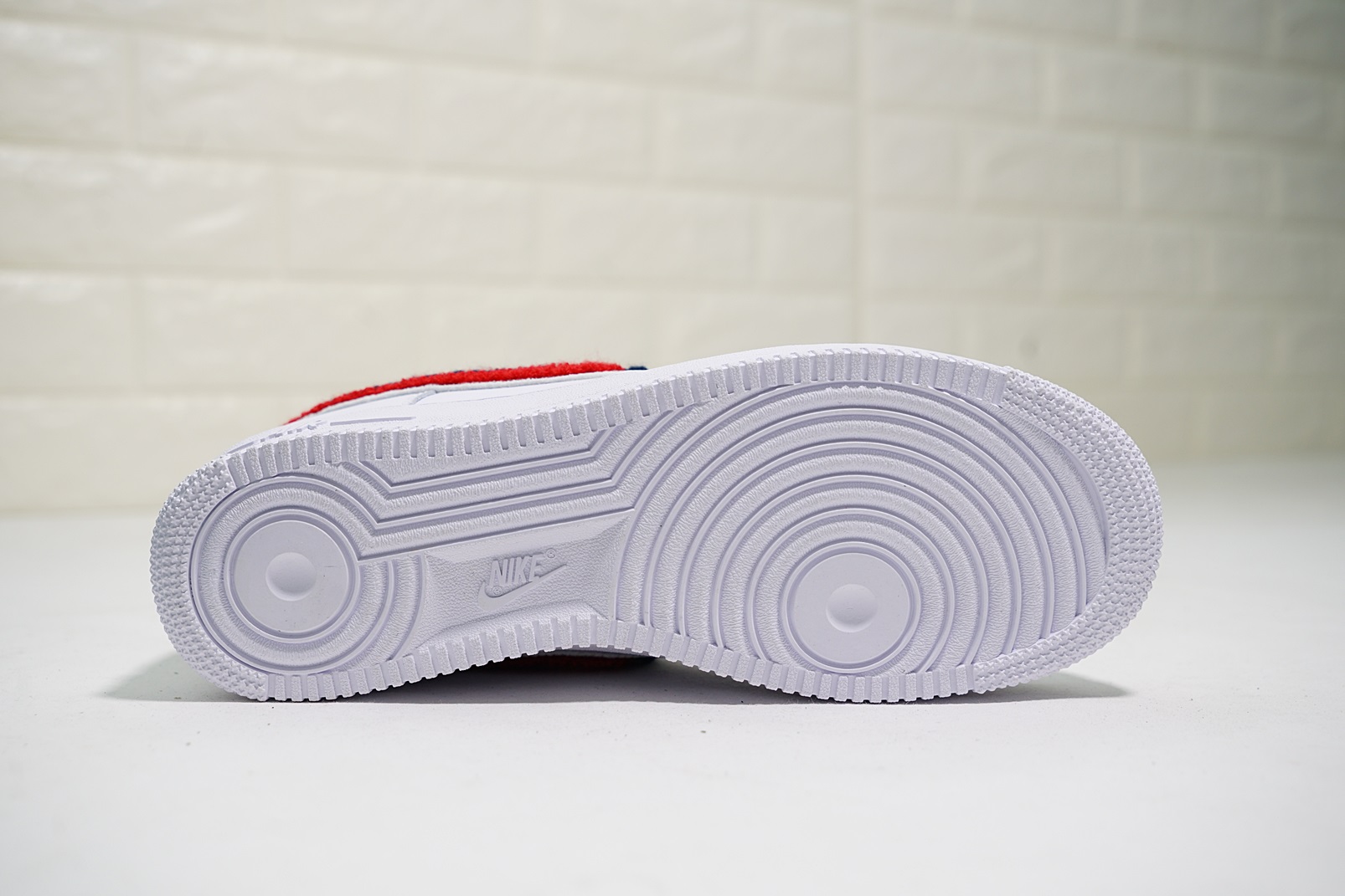 nike air force 1 - Blanco Azul Rojo