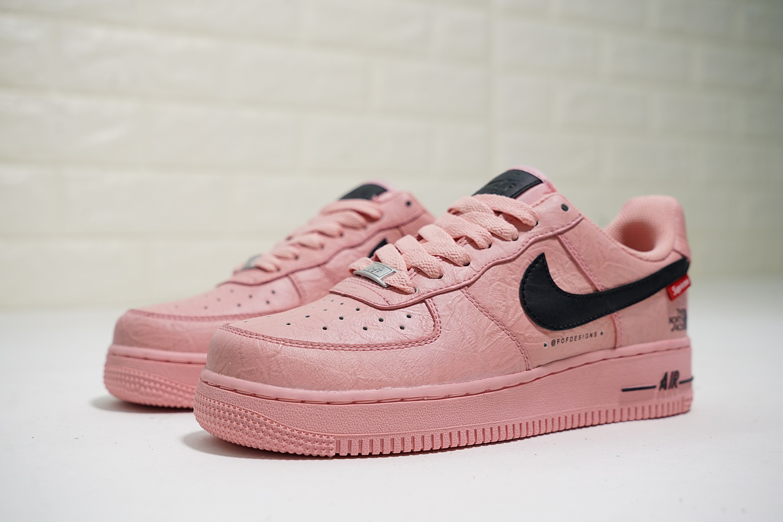 nike air force 1 - Rosado Negro