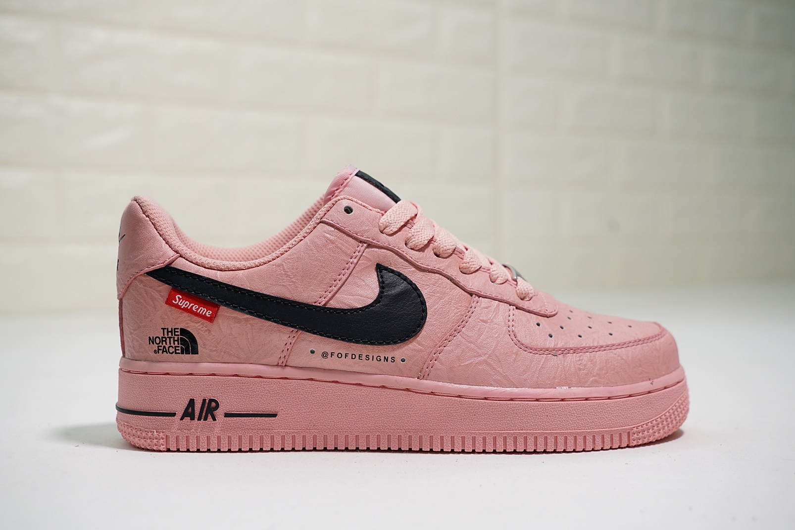 nike air force 1 - Rosado Negro
