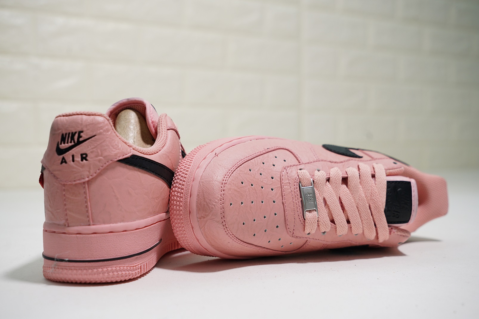 nike air force 1 - Rosado Negro