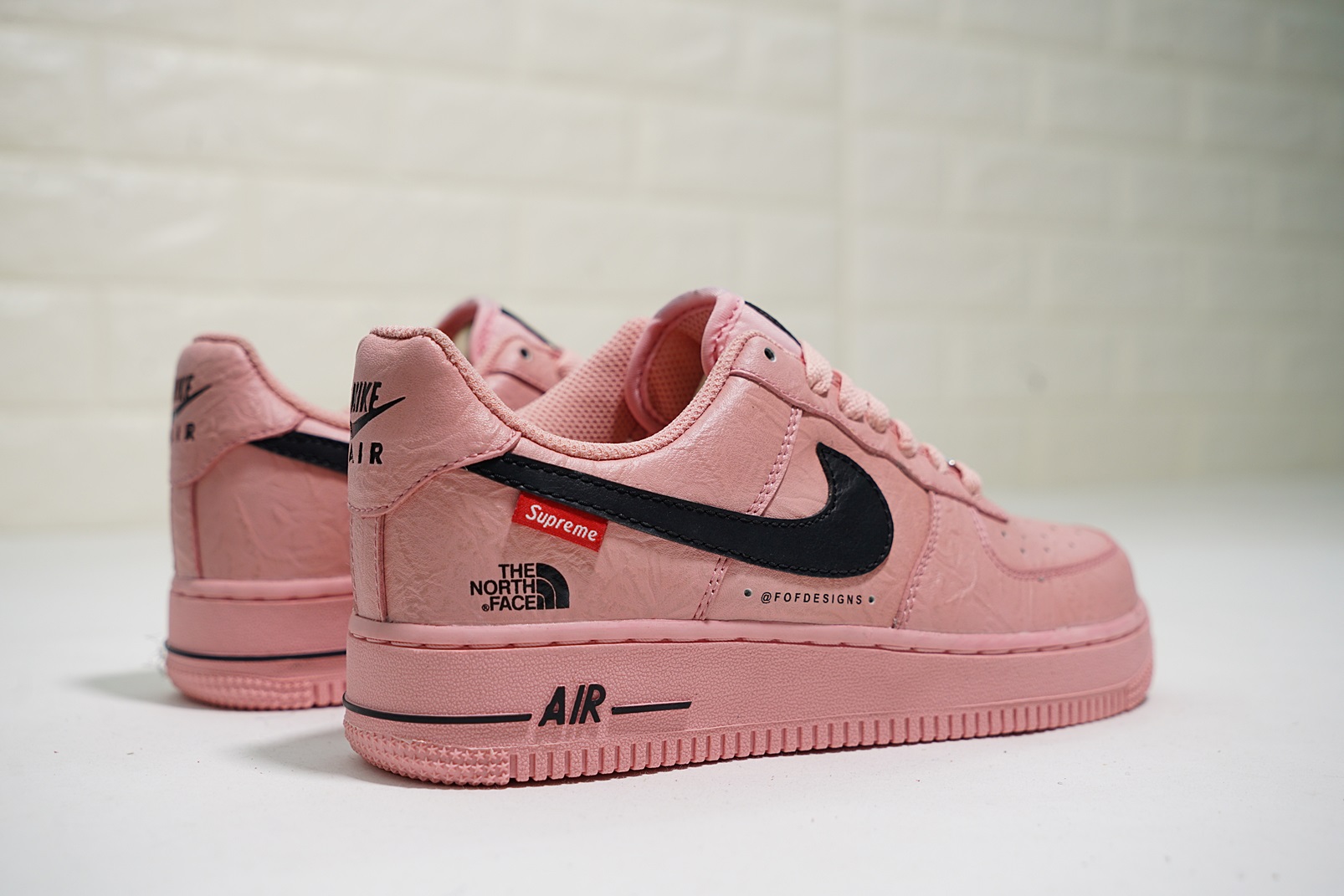 nike air force 1 - Rosado Negro