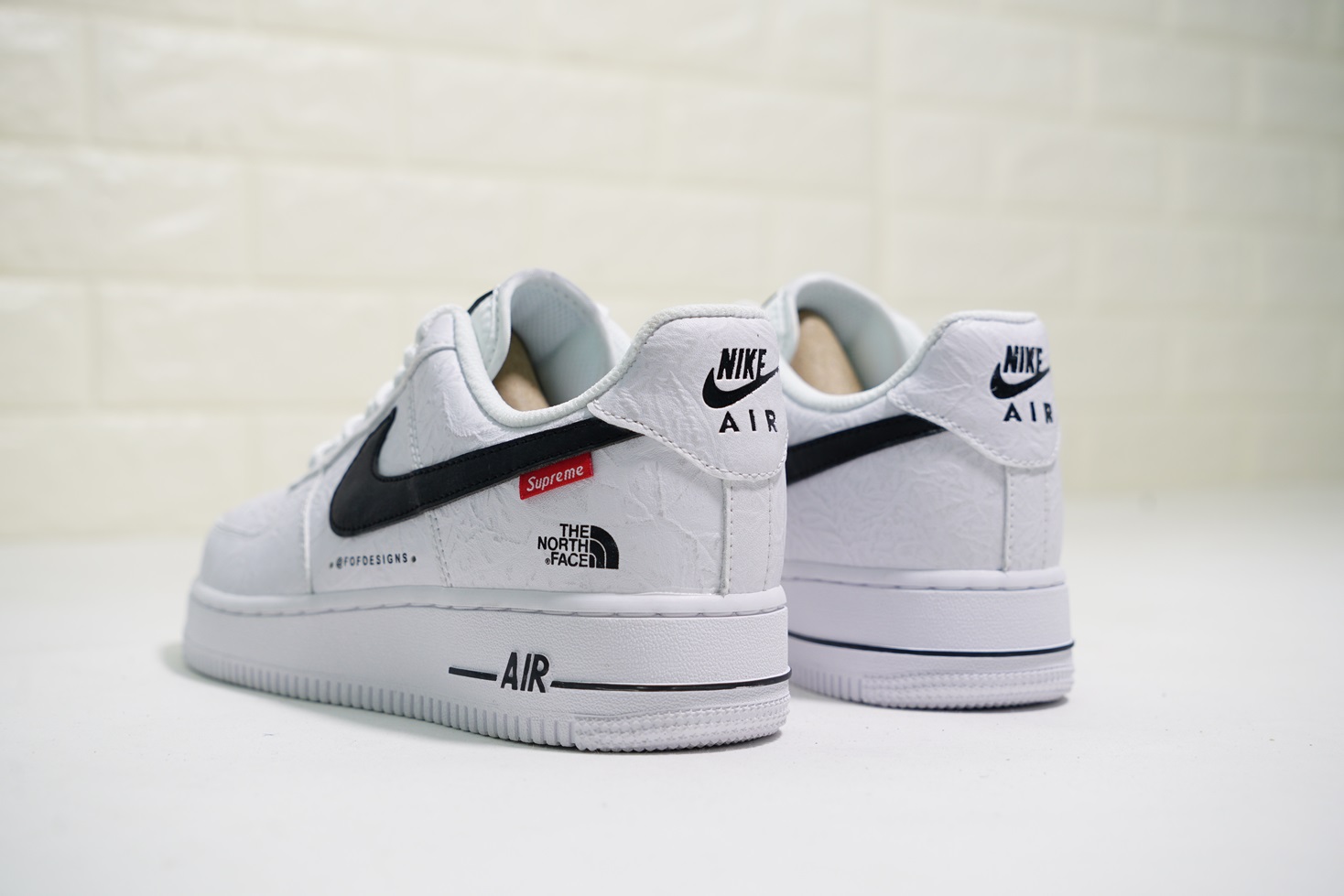 nike air force 1 - Blanco Negro