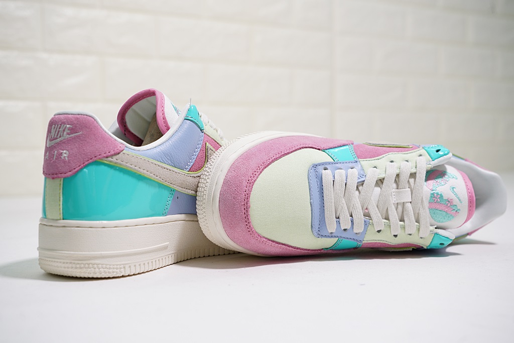 nike air force 1 - Rosado Celeste Azul Vainilla