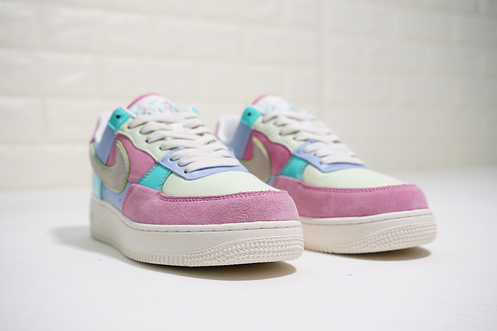 nike air force 1 - Rosado Celeste Azul Vainilla
