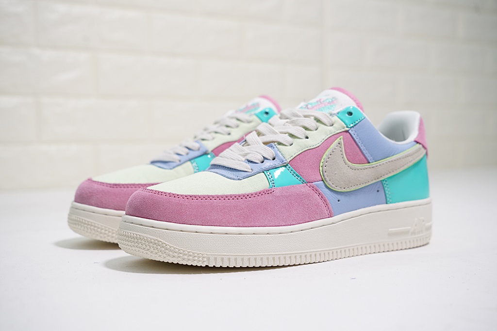 nike air force 1 - Rosado Celeste Azul Vainilla