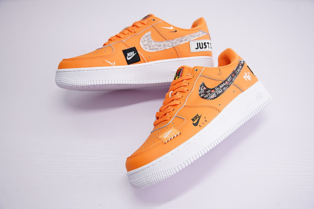 nike air force 1 - Naranjo Negro Arcoiris