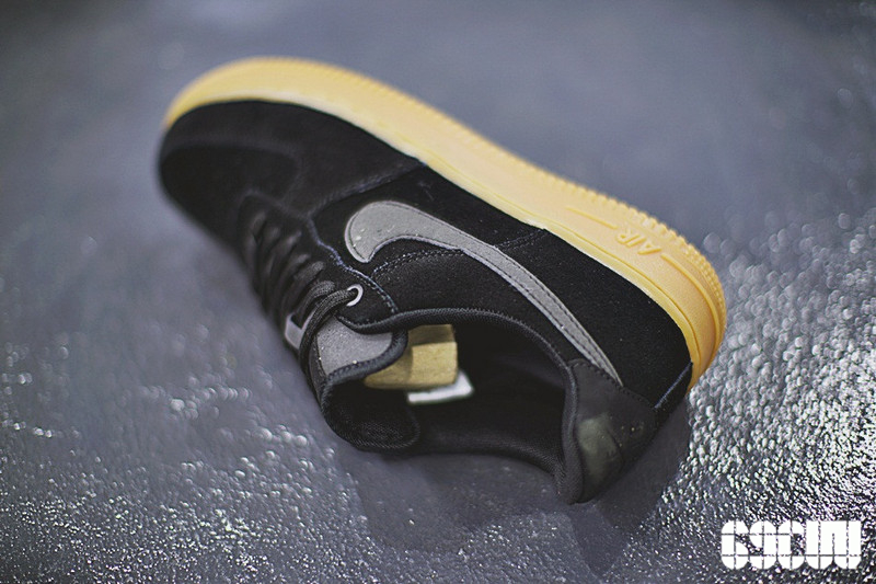 nike air force 1 - Negro Gris