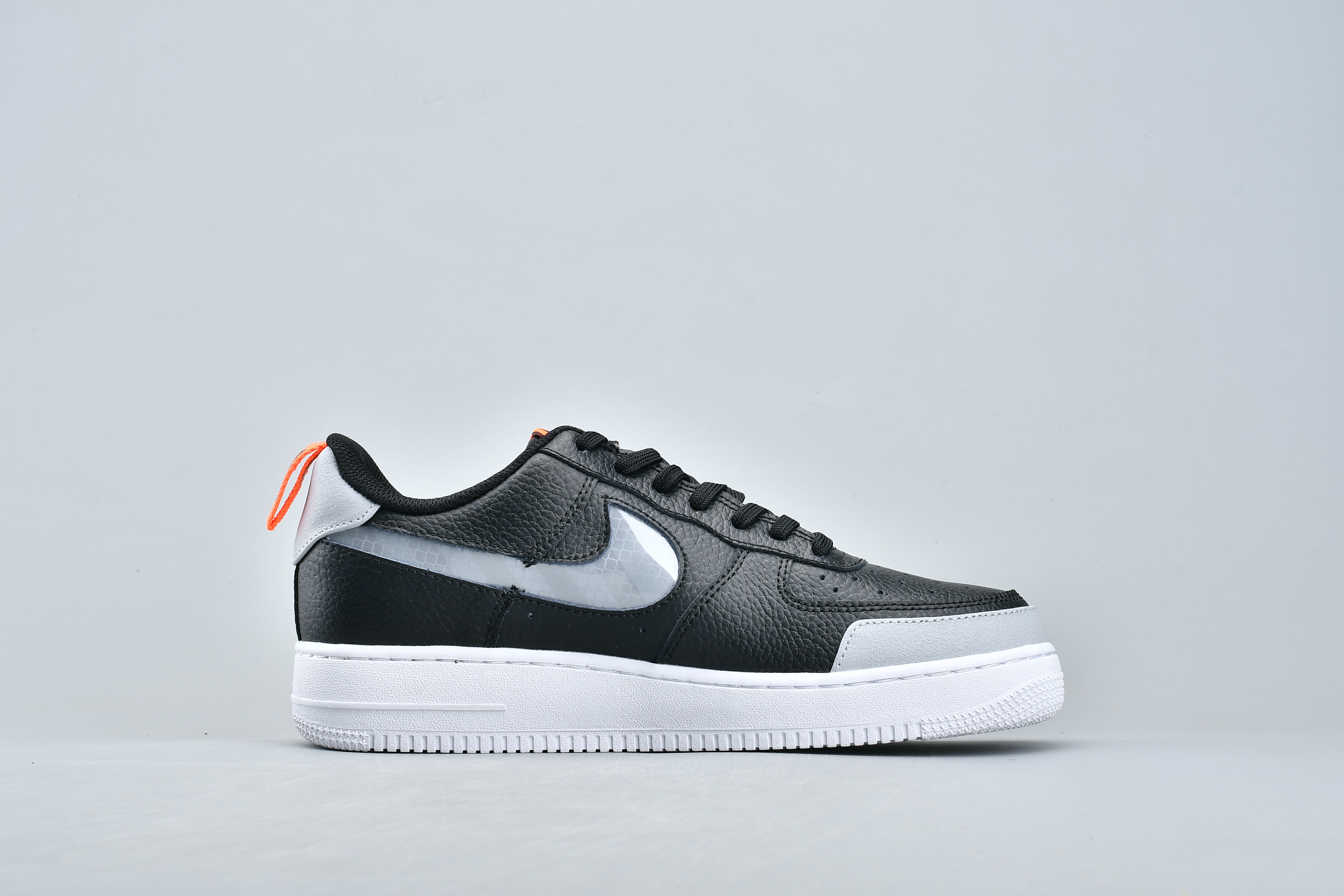 nike air force 1 - Negro Gris Fluor