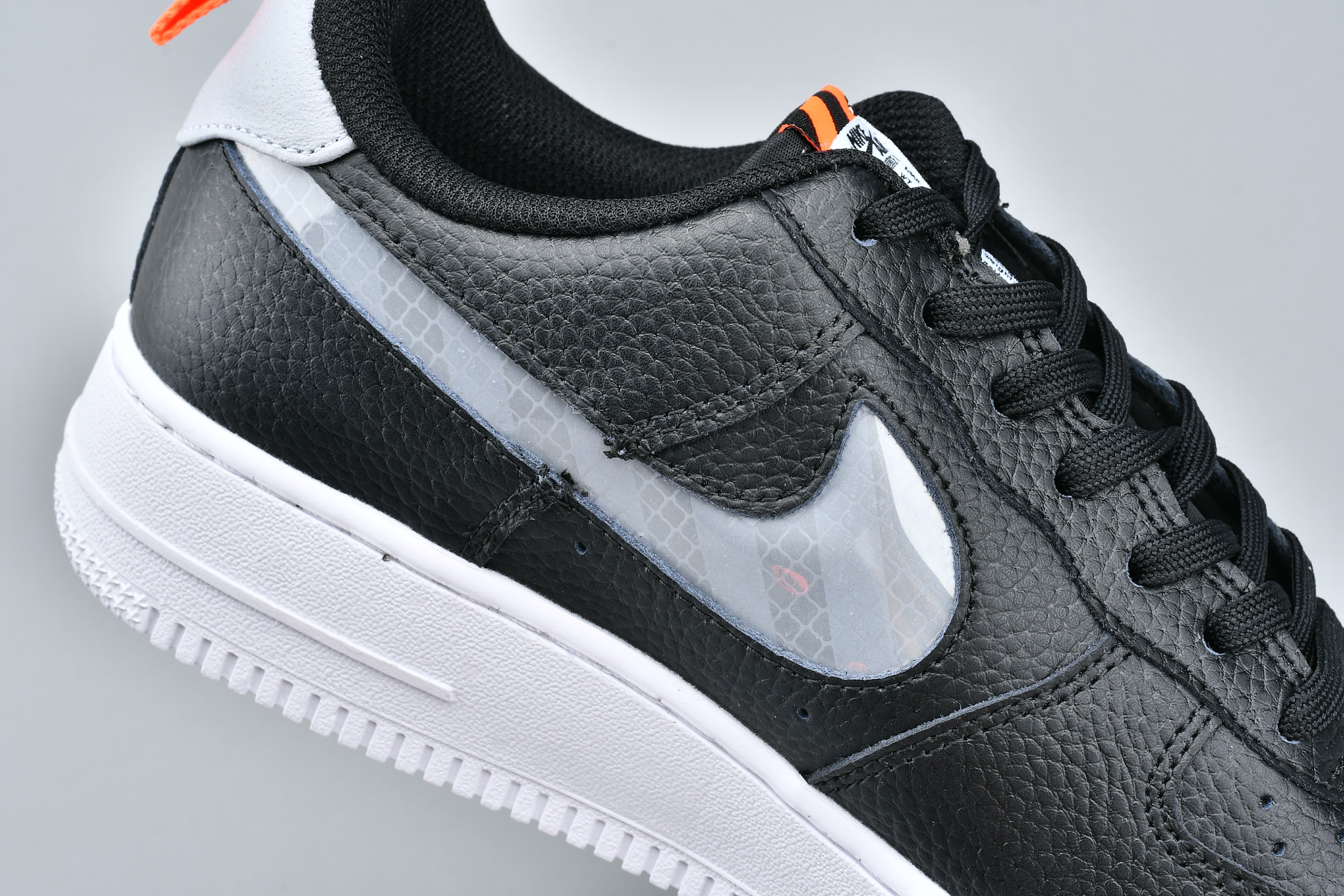 nike air force 1 - Negro Gris Fluor