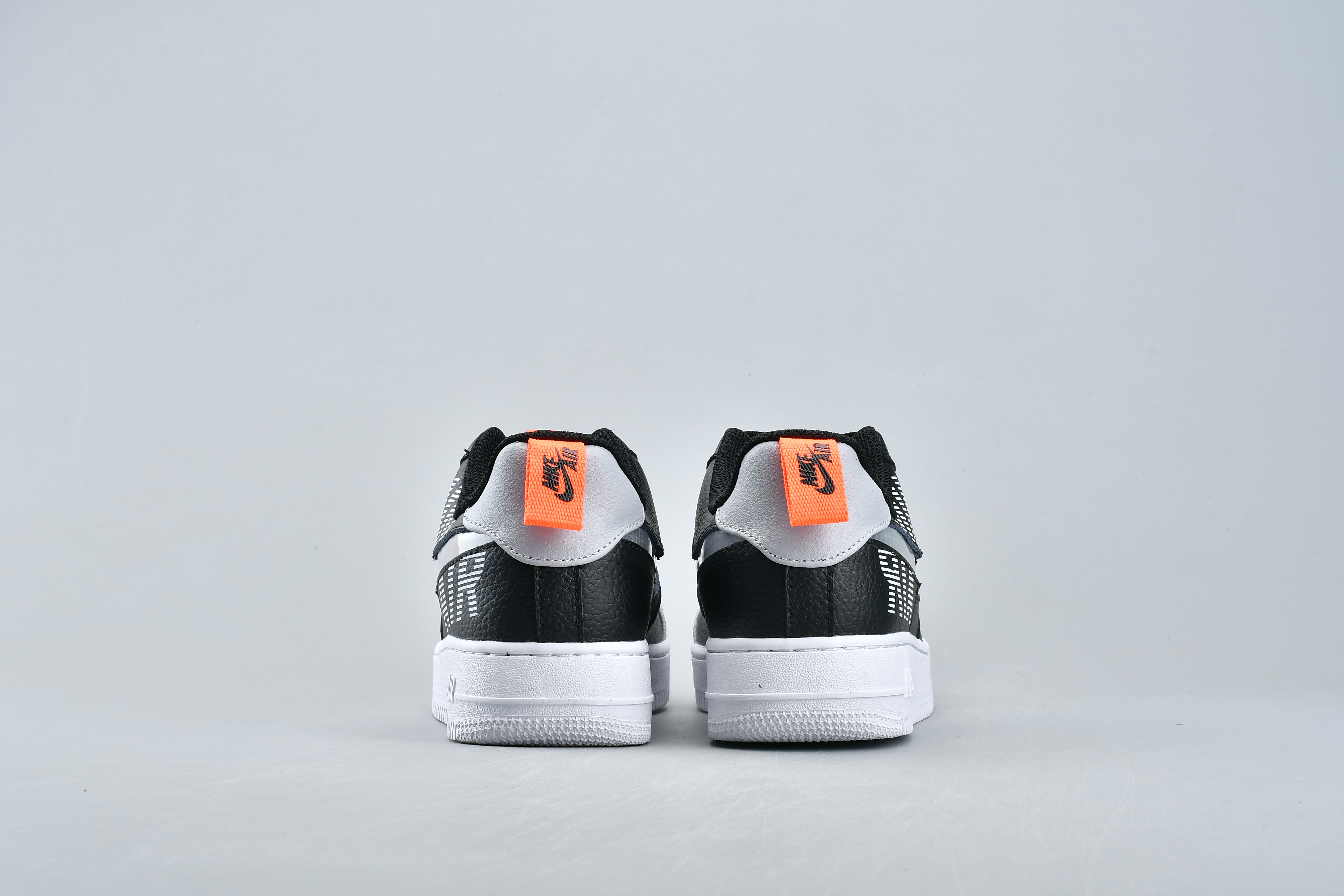 nike air force 1 - Negro Gris Fluor
