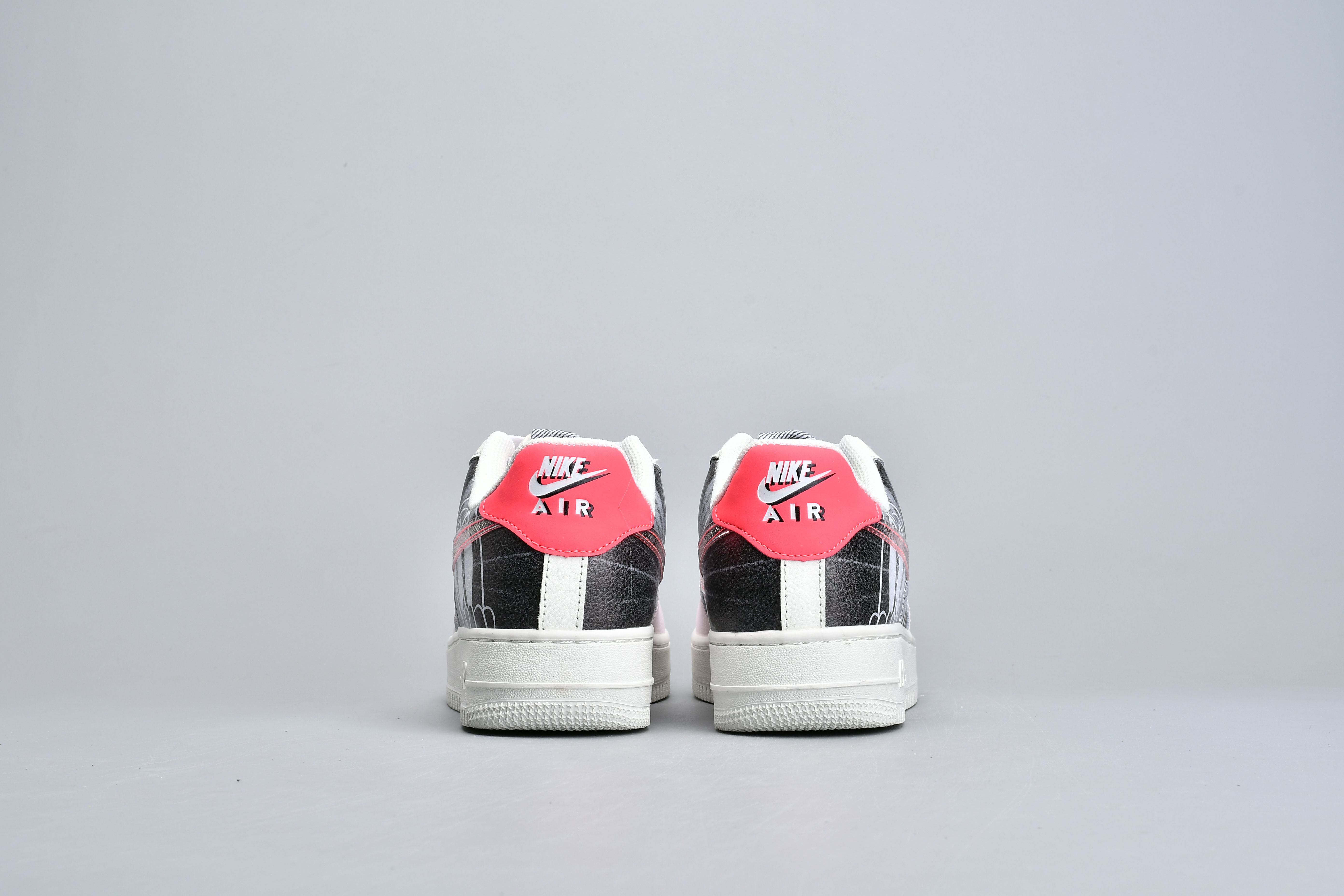 nike air force 1 - Blanco Rosado Gris