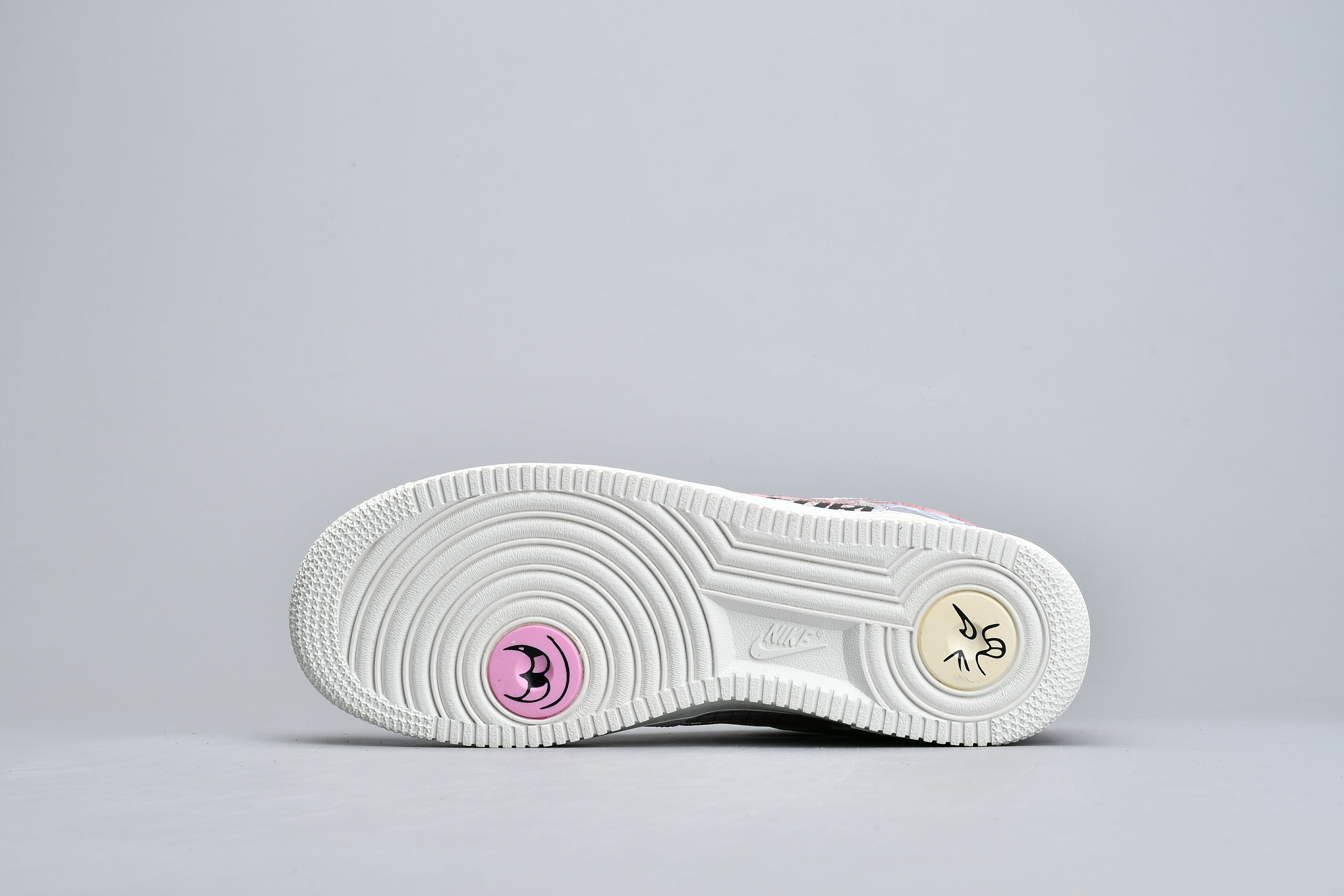 nike air force 1 - Blanco Rosado Gris