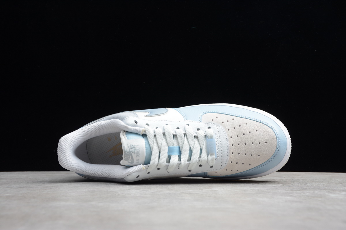nike air force 1 - Blanco Celeste