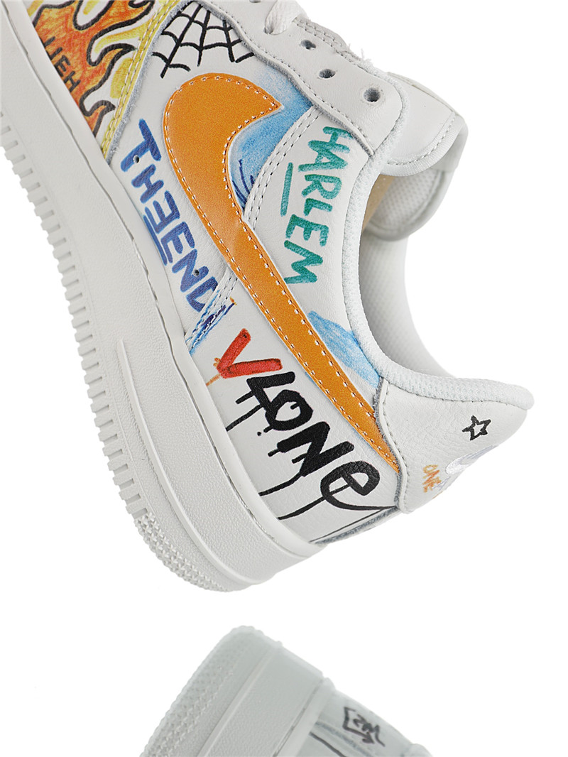 nike air force 1 - Blanco Negro Arcoiris