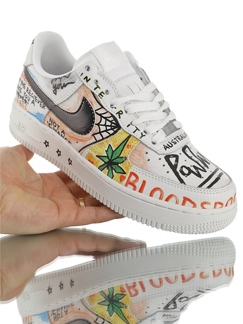 nike air force 1 - Blanco Negro Arcoiris