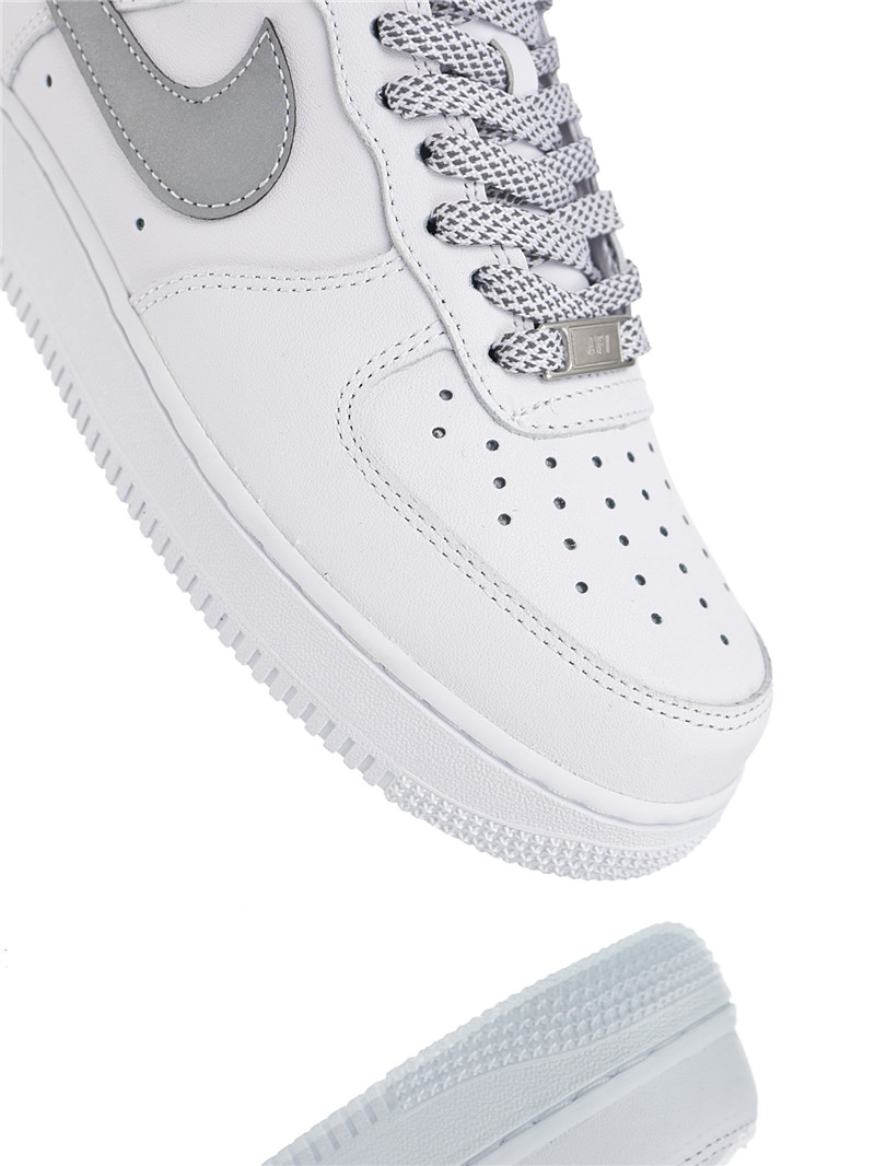 nike air force 1 - Blanco Gris Fluor