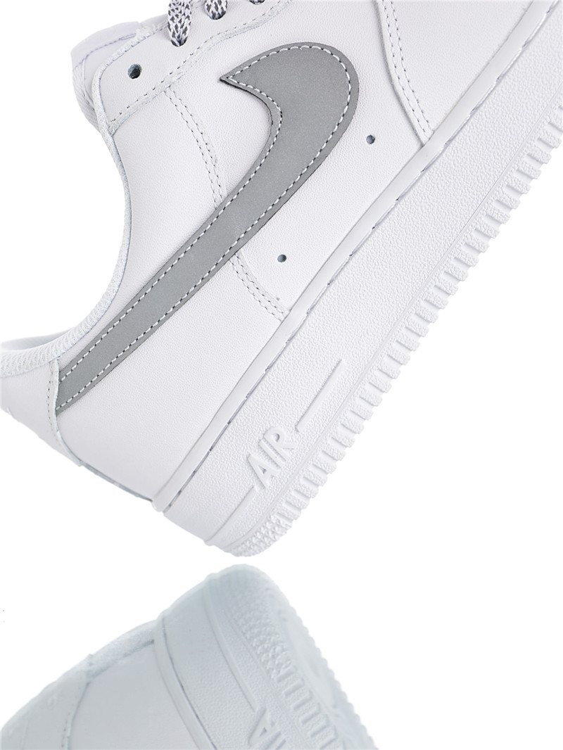 nike air force 1 - Blanco Gris Fluor